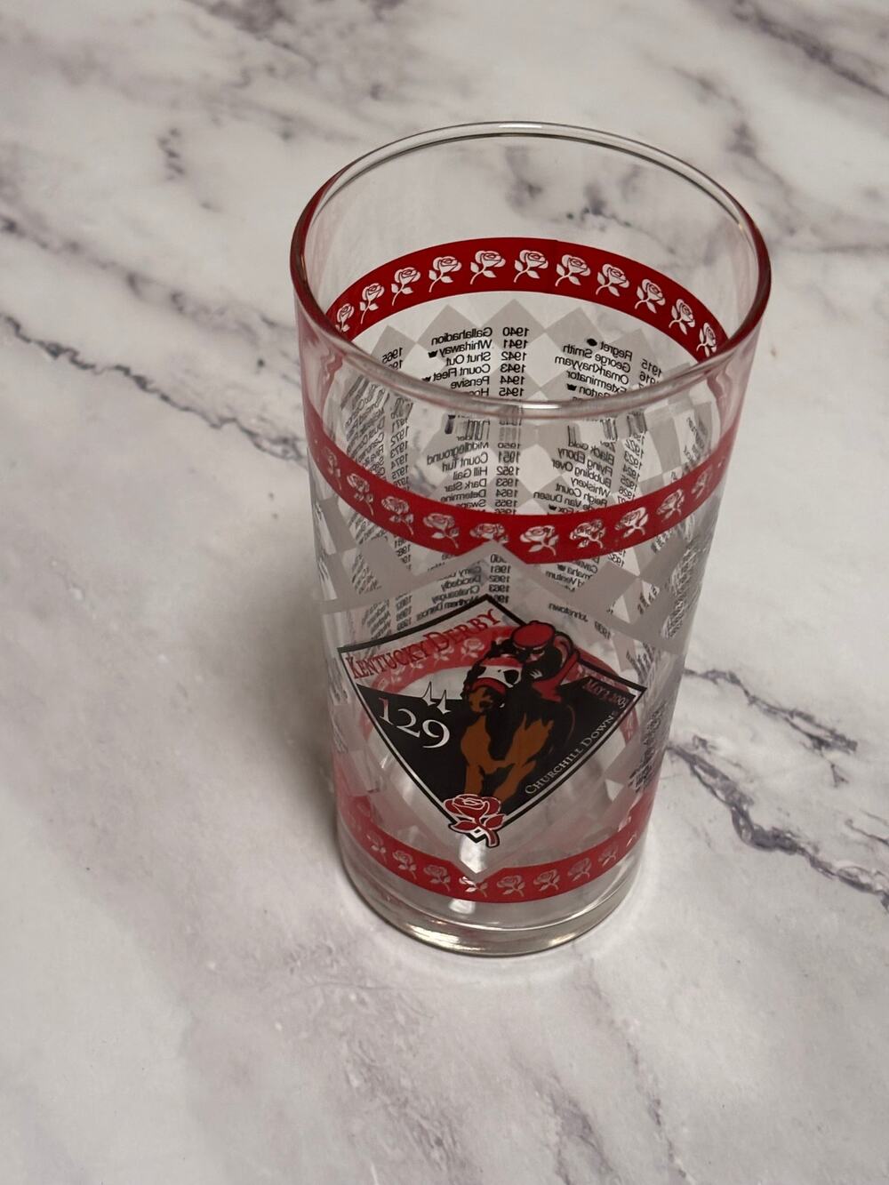 2003 Kentucky Derby Official 129 Churchill Downs Vintage Julep Glass Louisville